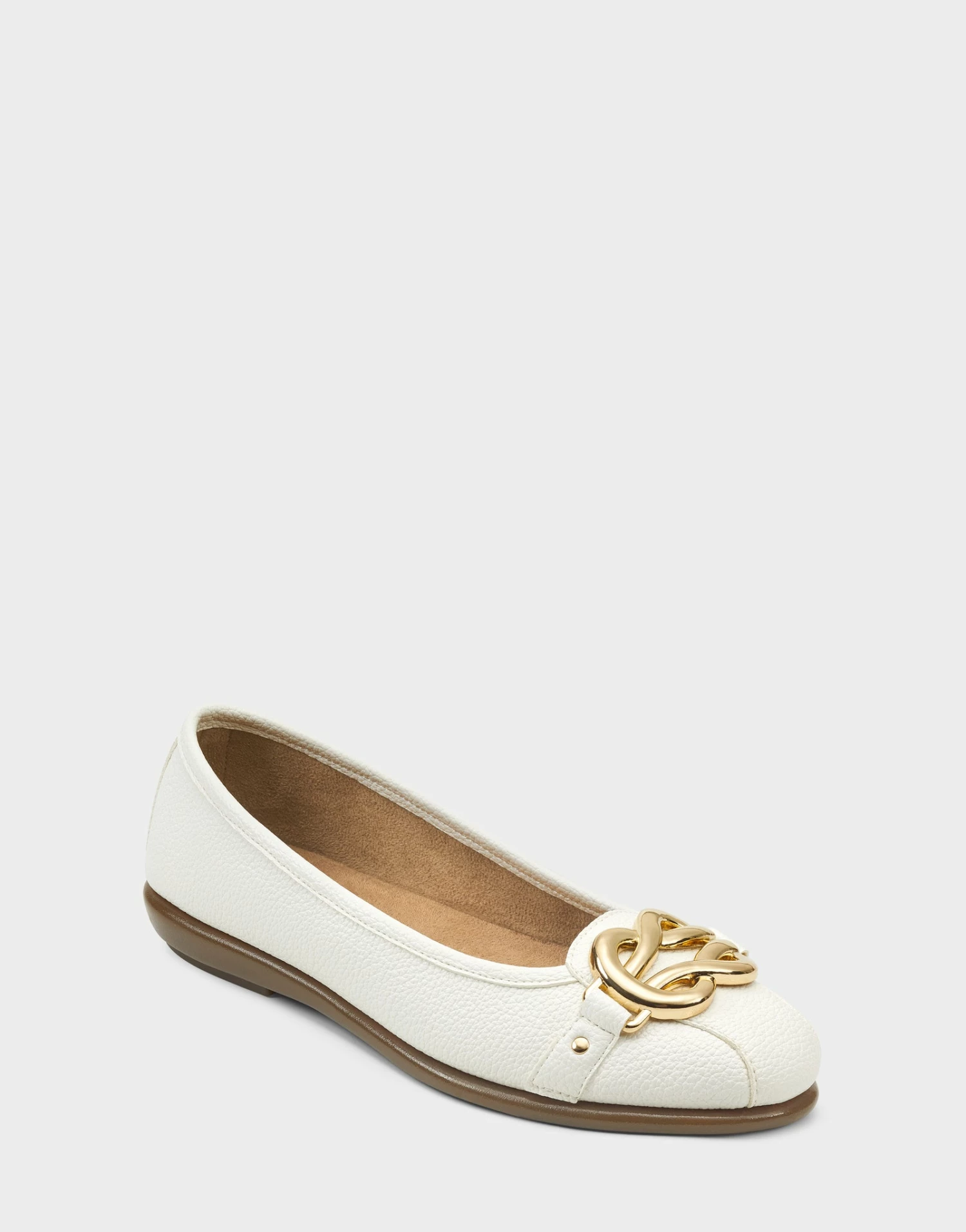 Aerosoles Women's Ballet In White - Image 2