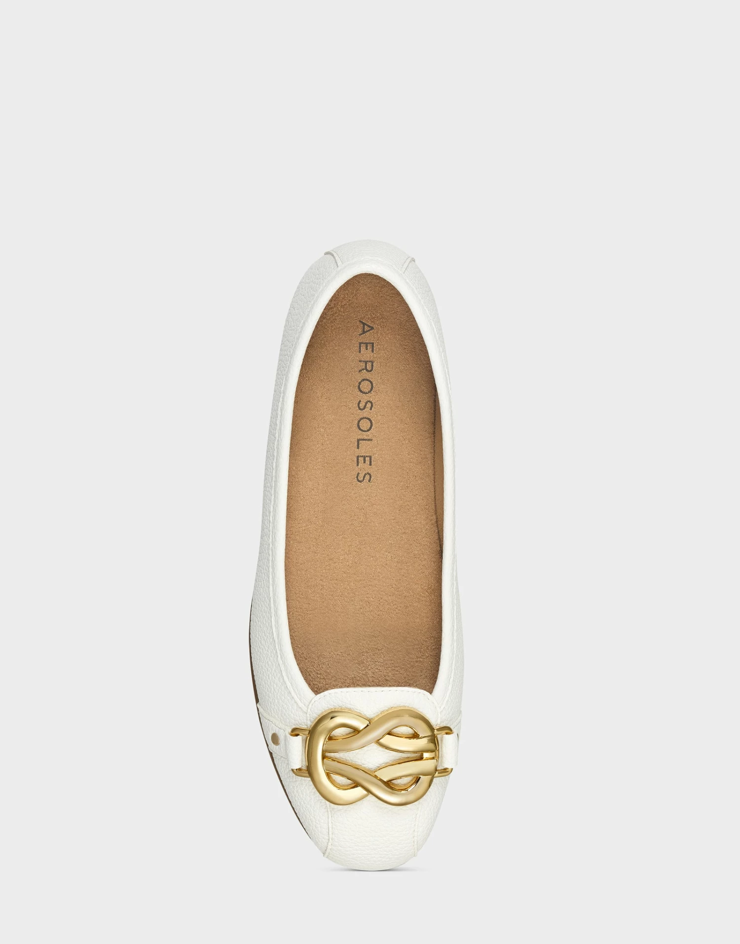 Aerosoles Women's Ballet In White - Image 4