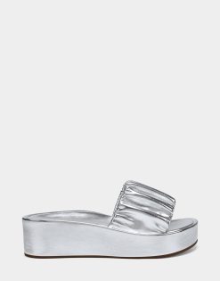 Aerosoles Aware Women's Sandal In Silver
