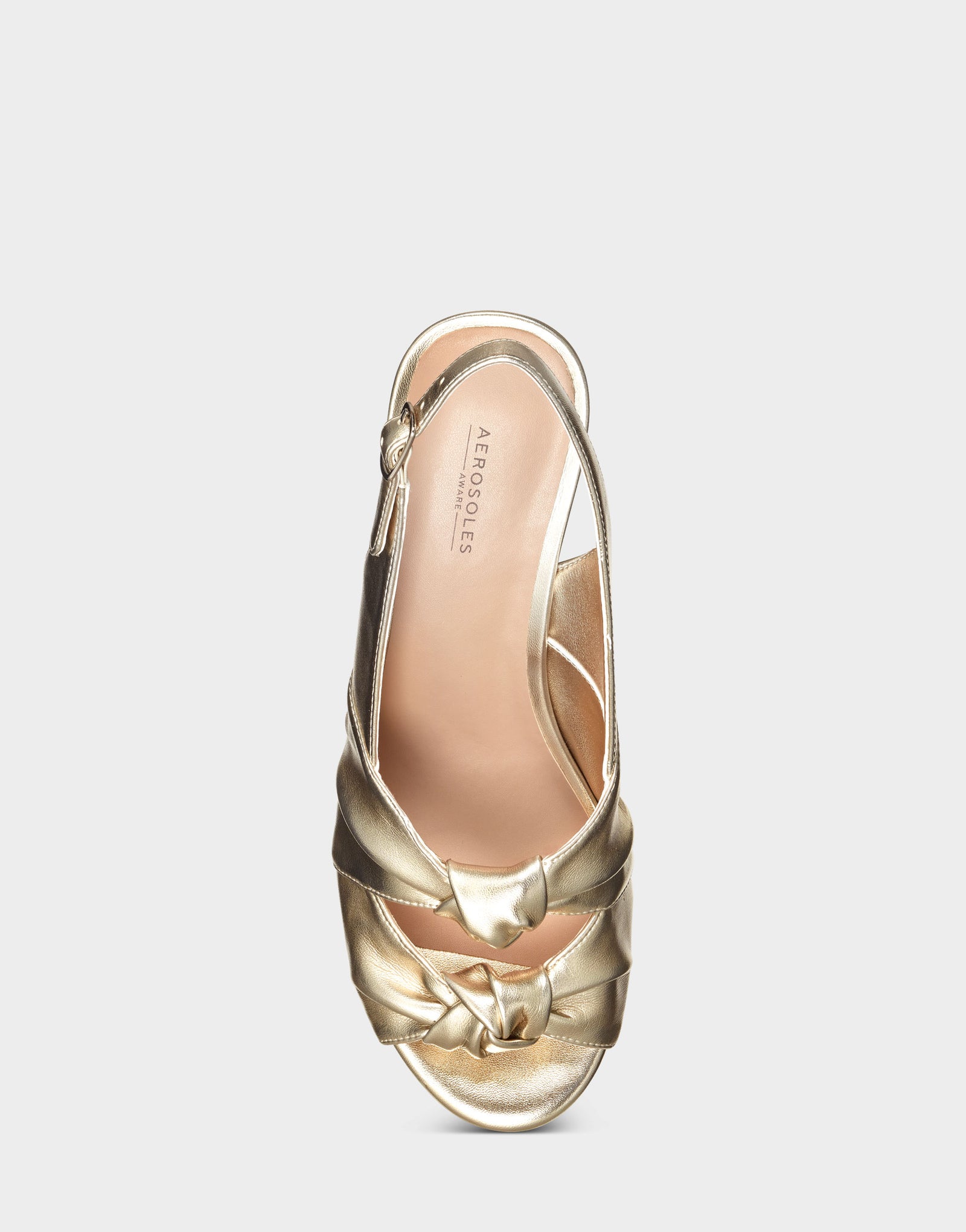 Aerosoles Aware Women's Sandal In Gold 5 Aerosoles Aware Women's Sandal In Gold - Image 3