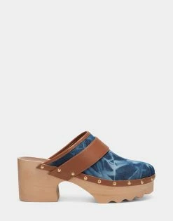 Aerosoles Women's Clog In Blue