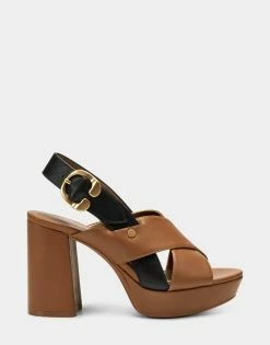 Aerosoles Aware Women's Sandal In Camel