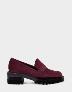 Aerosoles Women's Loafer In Burgundy
