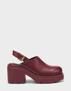 Aerosoles Women's Mule In Burgundy